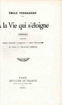 A la vie qui s'éloigne