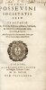 Societatis Jesu tractatio, de poesi et pictura ethnica, humana & fabulosa colla cum vera, honesta & sacra. POSSEVINO [POSSEVINI] (Antonio)