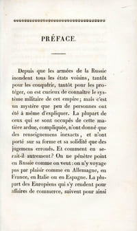 Tableau de la Russie et de son système militaire
