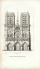 Description de Notre-Dame, cathédrale de Paris. . GUILHERMY (Ferdinand de) / VIOLLET-LE-DUC (Eugène-Emmanuel)