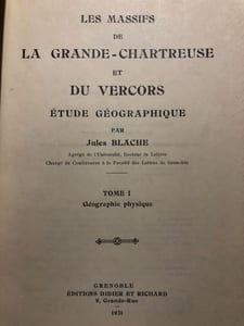 LES MASSIFS DE LA Gde CHARTREUSE ET DU VERCORS. 