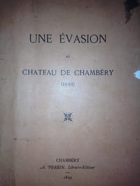 UNE EVASION AU CHATEAU DE CHAMBERY ( 1691 )