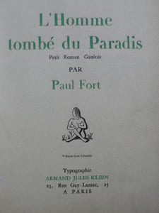 L ' Homme tombé du Paradis. 