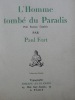 L ' Homme tombé du Paradis. . FORT Paul / Ginette d' YD ( illustrateur )