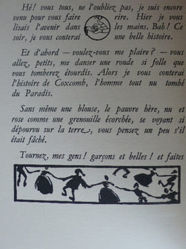 L ' Homme tombé du Paradis. . FORT Paul / Ginette d' YD ( illustrateur )