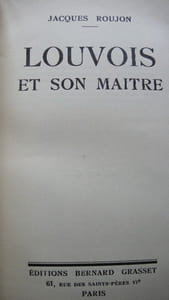 Louvois et son maître.