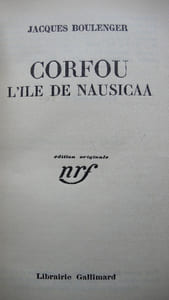 Corfou l' île de Nausicaa.