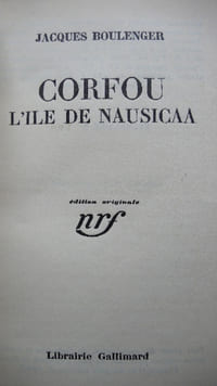 Corfou l' île de Nausicaa.