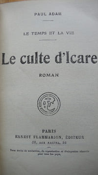 Le culte d' Icare.