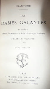 Les Dames Galantes.