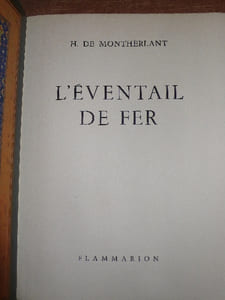 L ' EVENTAIL DE FER.