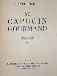 AU CAPUCIN GOURMAND.