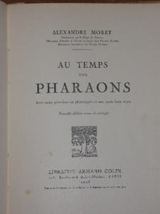 AU TEMPS DES PHARAONS.