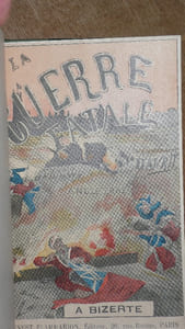 LA GUERRE FATALE. FRANCE ANGLETERRE . A BIZERTE. EN SOUS - MARIN. EN ANGLETERRE.