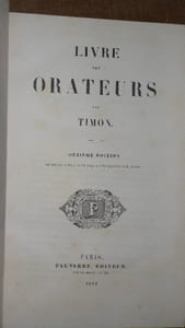 LE LIVRE DES ORATEURS.