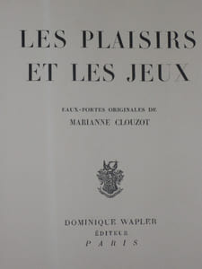 LES PLAISIRS et les JEUX.