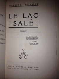 Le lac salé.