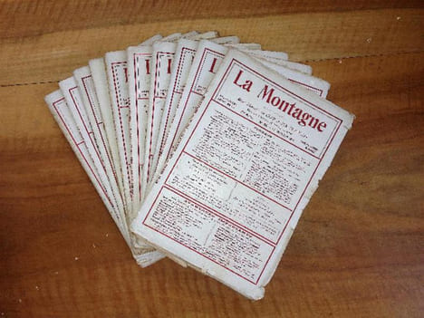 Revue LA MONTAGNE. 20ème année complète (1924 ) brochée. du N° 168 de janvier 1924 au N° 177 de décembre 1924.. CLUB ALPIN FRANçAIS/ LA MONTAGNE.