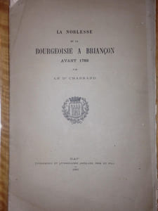 LA NOBLESSE ET LA BOURGEOISIE A BRIANçON AVANT 1789,