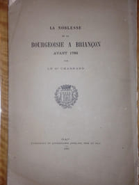 LA NOBLESSE ET LA BOURGEOISIE A BRIANçON AVANT 1789,