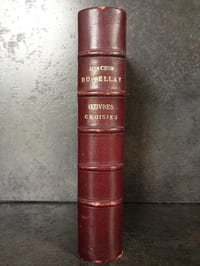 OEUVRES CHOISIES DE JOACHIM DU BELLAY, publiées avec une notice biographique , des notes et un index.