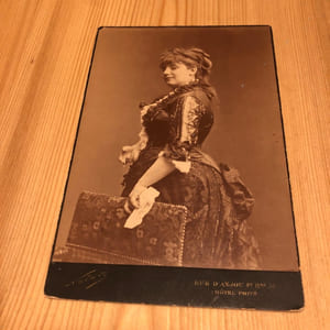Photographie " Croizette ". ( 108 mm x 168 mm ) carte photo.
