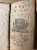 COUTUMES DU PAYS ET DUCHé d'ANJOU. à Angers chez Nicolas Chesneau, libraire Juré en l'Université demeurant rue St Michel. 1626. plein veau époque. ...