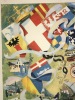 CARTE " LA SAVOIE  " en couleurs / Editions Efpé / JANSOL à Chambéry. ( env. 1955 ) . Dimensions : 55 x 75 cm. à toutes marges. Editions FOLKLORE ET ...