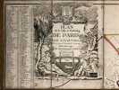 PLAN de la Ville et Faubourg DE PARIS divisé en ses 48 sections , décrété par l'Assemblée Nationale le 22 juin 1790, Et Sanctionné par le ROI . Ce ...