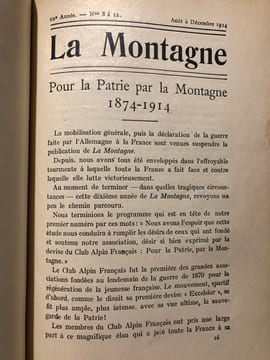 REVUE LA MONTAGNE 1905-1928 .. REVUE LA MONTAGNE. CLUB ALPIN Français.