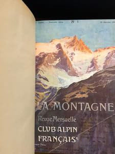 REVUE LA MONTAGNE 1905-1928 .