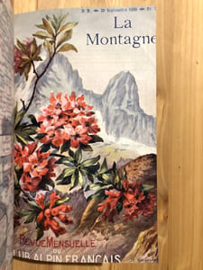 REVUE LA MONTAGNE 1905-1928 .