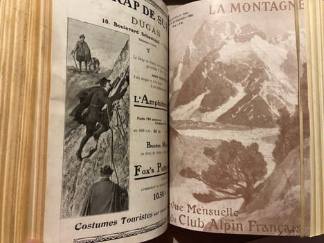 REVUE LA MONTAGNE 1905-1928 .. REVUE LA MONTAGNE. CLUB ALPIN Français.