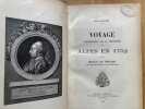 VOYAGE D' INSPECTION DE LA FRONTIERE DES ALPES EN 1752.. Marquis de PAULMY / DUHAMEL Henry.