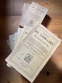 MANUEL DU LIBRAIRE ET DE L'AMATEUR DE LIVRES.