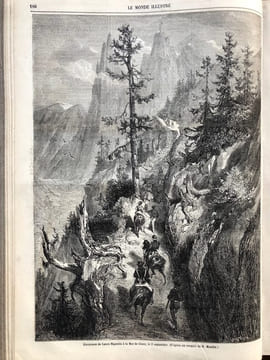 Le Monde illustré. Journal hebdomadaire. Tête de collection. in folio. 1857- 1864. . LE MONDE ILLUSTRE.