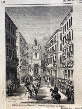 Le Monde illustré. Journal hebdomadaire. Tête de collection. in folio. 1857- 1864. . LE MONDE ILLUSTRE.