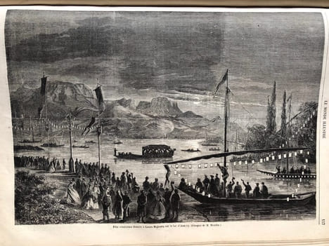 Le Monde illustré. Journal hebdomadaire. Tête de collection. in folio. 1857- 1864. . LE MONDE ILLUSTRE.