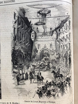 Le Monde illustré. Journal hebdomadaire. Tête de collection. in folio. 1857- 1864. . LE MONDE ILLUSTRE.