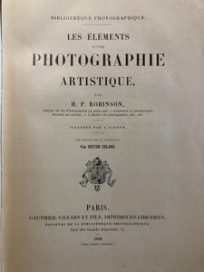 LES ELEMENTS D'UNE PHOTOGRAPHIE ARTISTIQUE.