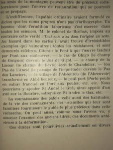 LA RECONSTITUTION des NOMS DE LIEUX