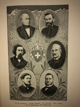 LES CINQUANTE PREMIERES ANNEES DE LA SECTION GENEVOISE DU CLUB ALPIN SUISSE 1865-1915. . CLUB ALPIN SUISSE.