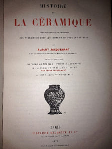 HISTOIRE DE LA CERAMIQUE,