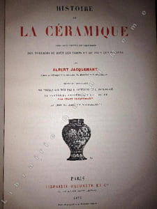 HISTOIRE DE LA CERAMIQUE,