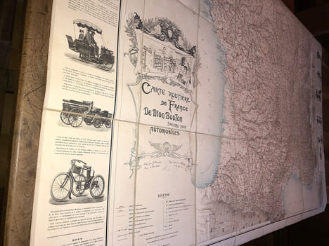 CARTE  ROUTIERE  DE  FRANCE.. DION - BOUTON .