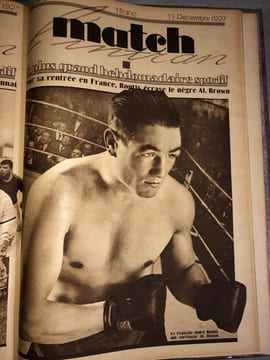 MATCH L' INTRAN . 1926- 1927. TETE DE COLLECTION. . MATCH L' INTRAN . Le plus grand hebdomadaire sportif.