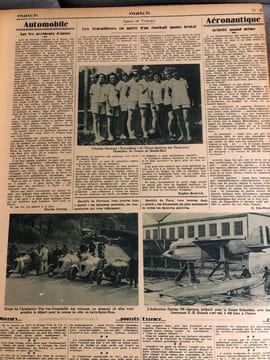 MATCH L' INTRAN . 1926- 1927. TETE DE COLLECTION. . MATCH L' INTRAN . Le plus grand hebdomadaire sportif.