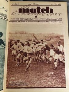 MATCH  L' INTRAN . 1926- 1927. TETE DE COLLECTION. 