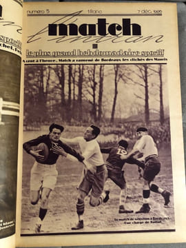 MATCH L' INTRAN . 1926- 1927. TETE DE COLLECTION. . MATCH L' INTRAN . Le plus grand hebdomadaire sportif.