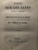 VOYAGE  SUR  LES  ALPES  Cottiennes  et  Maritimes . LE  COMTE  FRAN&ccedil;AIS   DE  NANTES.